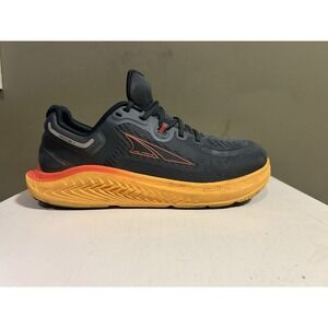 Altra PARADIGM 7 Men's Sz 8 Grey Orange Road Running Shoes Zero Drop Cushion